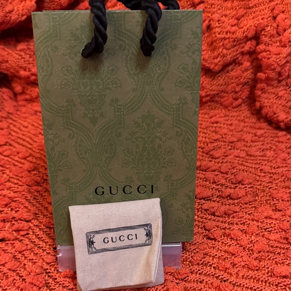 Gucci Olive Green Bag with Cream Pouch - Picture 1 of 12